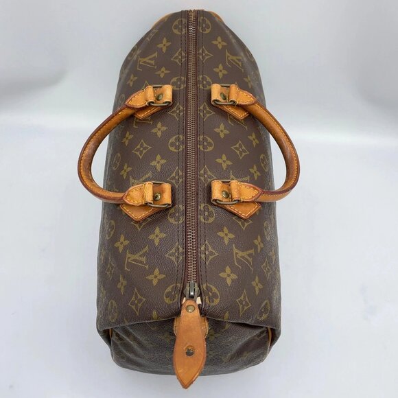 Louis Vuitton Monogram Speedy 35 W/Bag/Padlock Hand Bag lux413-093025 - Picture 6 of 16